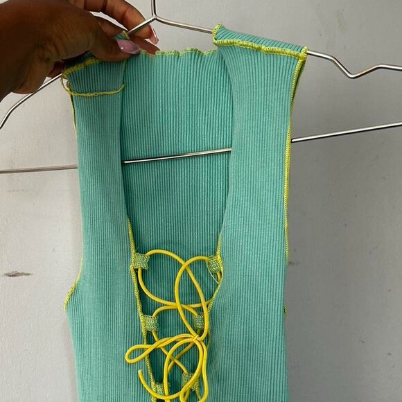 Mini Ribbed Dress - Picture 2 of 3